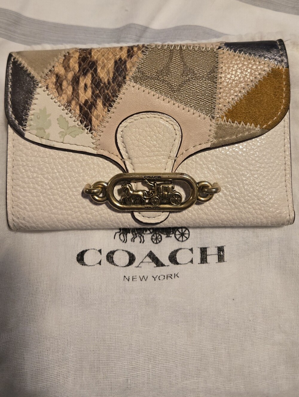 Coach Patchwork Tri-fold Wallet